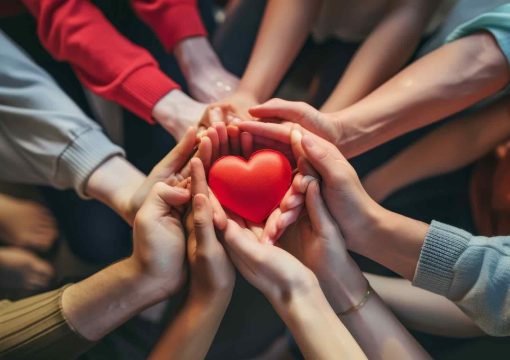 Inspire action with a campaign on the benefits of giving back , Ai Generated